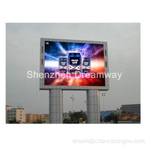 P 10 Outdoor Advertising LED Display Screen 1R1G1B with IP6